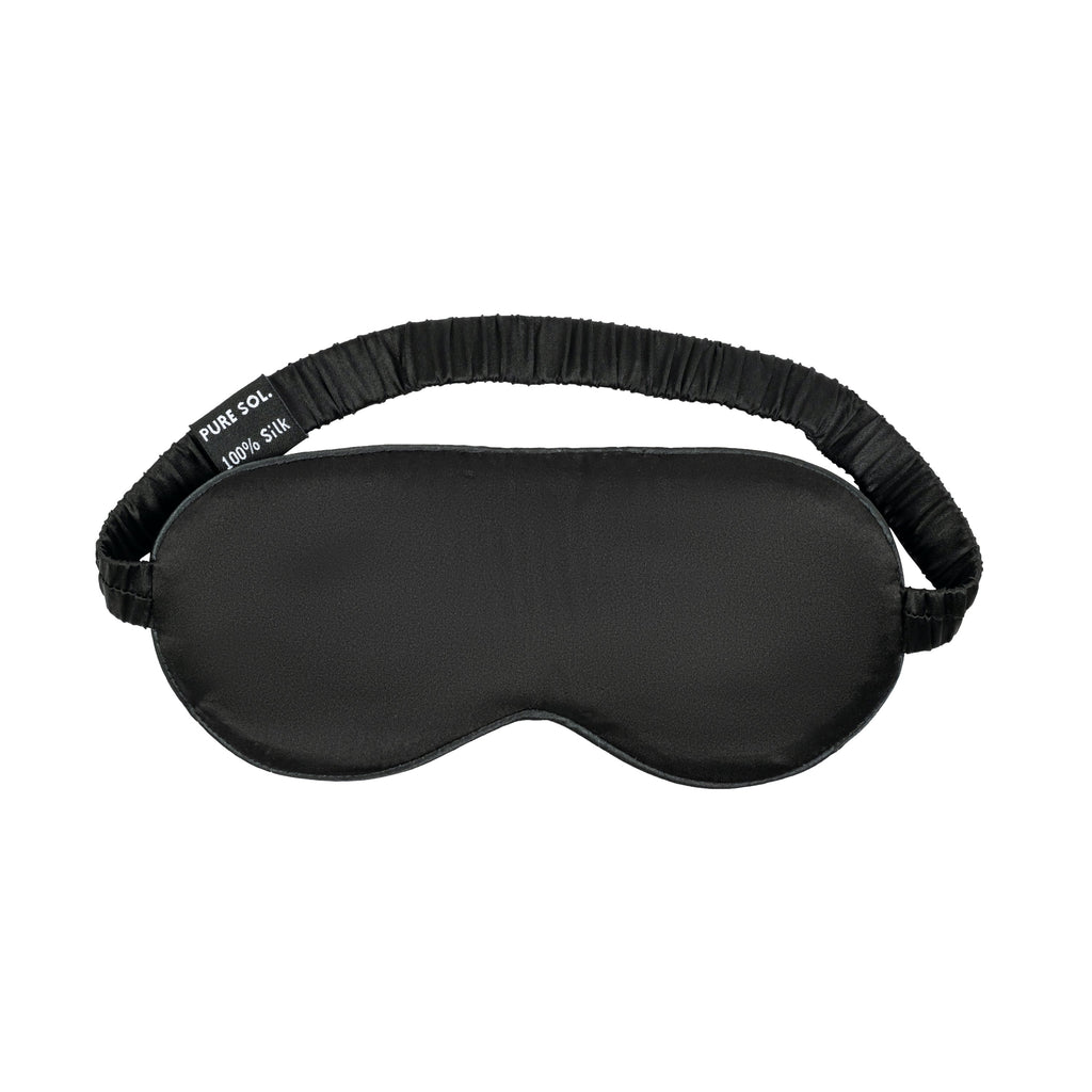 PURE SOL. Silk Sleep Eye Mask - Ruby Red